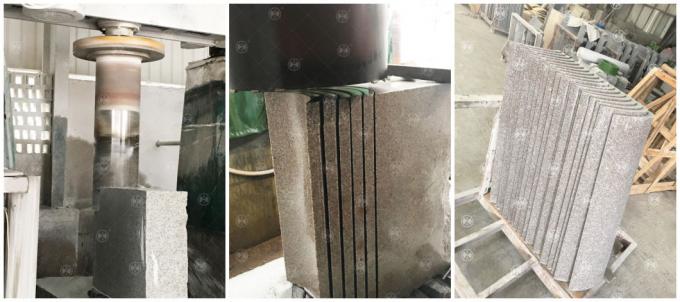 Tagliatrice a quattro cilindri del bordo della lastra del granito della colonna del cavalletto 2500mm 0