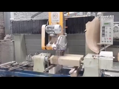 Due PCS 380V singolo pilastro macchina di taglio di pietra 16kw Baluster