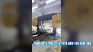 Segatrice a filo diamantato ceramico espanso