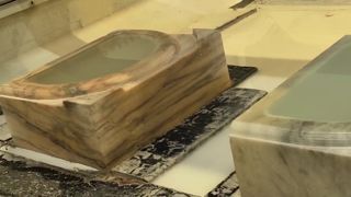 Router per intaglio di sculture in pietra CNC 3D a 5 assi ad alta efficienza