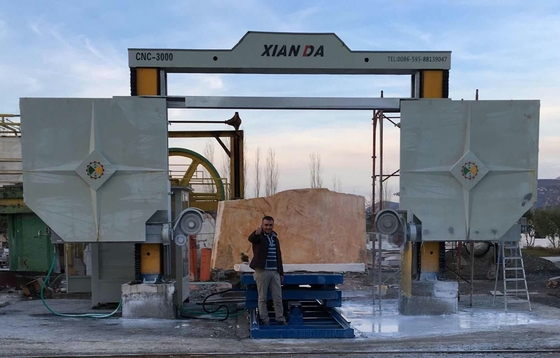 Diamond Wire Saw Machine ad alta velocità per l'alte larghezza & abilità di taglio