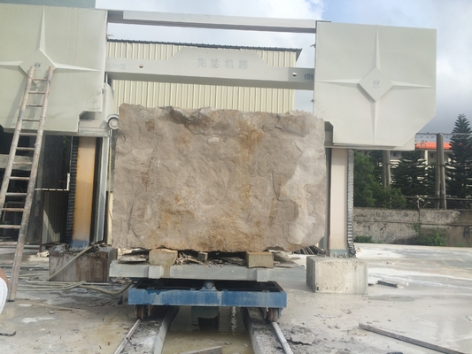 Blocchetto di taglio della pietra di CNC che veste il quarzo del marmo del granito di Diamond Wire Saw Machine For