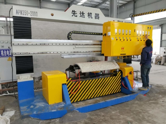 Macchina di lucidatura di lastre di pietra circolare CNC 1300 mm Lunghezza di lavorazione