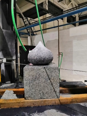 5 assi CNC Diamond Wire Saw Stone Cutting Machine per modellare la lastra di marmo di granito