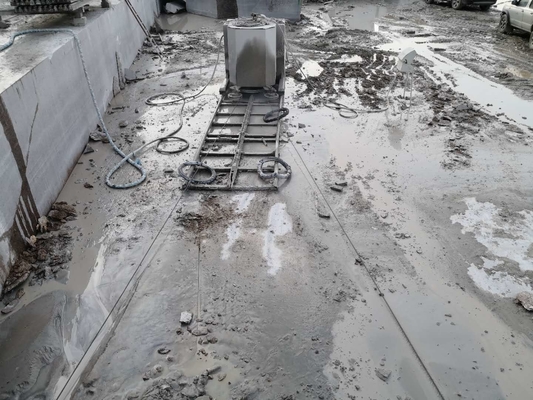Taglio a blocchi del quarzo del granito del marmo di Diamond Wire Saw Machine For della cava