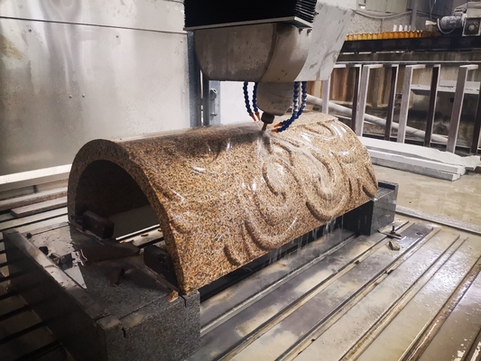 Macchina per la scultura di piastre a 4 assi per colonne di arco per marmo ganite bulestone agate di giada