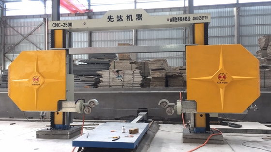 Macchina per seghe a filo di diamante CNC a quattro fusi