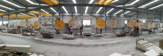 Macchina per seghe a filo di diamante CNC a quattro fusi