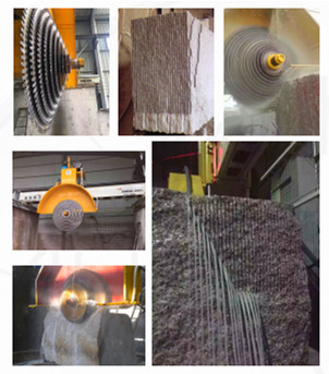 Macchina di taglio di blocchi ad alta profondità 220V per il taglio del marmo di granito