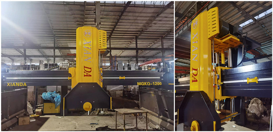 57/67kw Quattro colonne Macchina di taglio di blocchi medi con 2200-2800 mm di diametro della lama