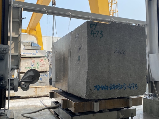 1300*2500mm Trolley Stone Machine per la divisione di blocchi e 4m3/h di consumo d'acqua
