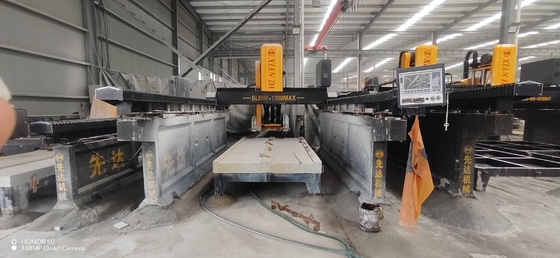 Macchine per il taglio e la fresatura lineari a doppia trave di tipo ponte per la pietra a grande scala a forma speciale