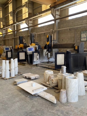 Stabile funzionamento a 4 assi Arco Slab Colonna macchina di incisione