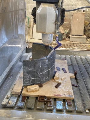 Stabile funzionamento a 4 assi Arco Slab Colonna macchina di incisione
