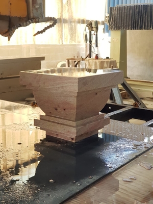 4 Assi Seghe a filo di diamante per la lavorazione della lastra di pietra circolare
