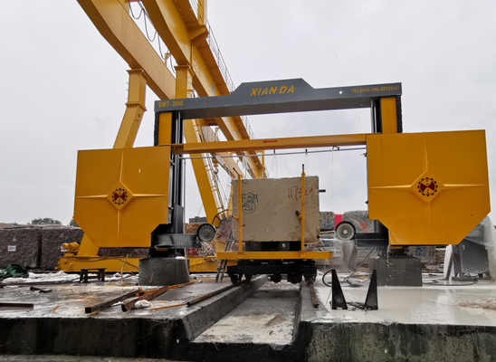 Macchina per seghe a filo di diamante per la verniciatura a blocchi mediante PLC