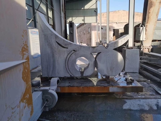 Sistema di controllo CNC Quattro fusioni di collegamento Granito Marmo Lastra Diamante seghe a filo