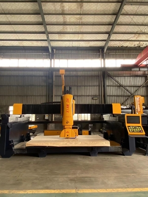 Macchina di taglio a ponte CNC a 5 assi con funzione multifunzione per forme 3D