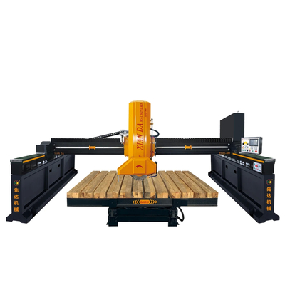 18.5kw Velocità macchina CNC di taglio di lastre di pietra precisione taglio granito 0-85° inclinazione