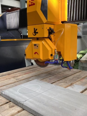 Macchina di taglio di pietra a ponte automatico CNC a 4 assi multifunzione