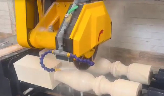CNC / PLC due PC macchina di taglio Baluster per Kingpost, blocco stradale