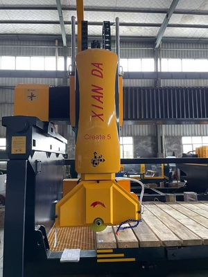 Xianda 5 asse Bridge Saw Cutting Machine per la profilazione
