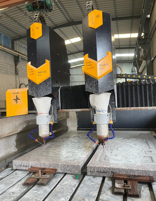 Macchina CNC per la scultura in pietra a 3 assi ad alta capacità per la lavorazione del marmo e del granito