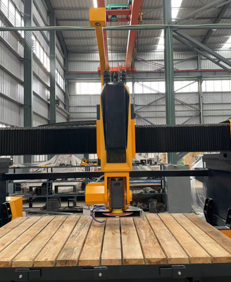 5 Assi CNC Bridge Saw Machine For Marble Kitchen Countertop With Italy Esa Sistema Programma Automatico Software Taglio di pietra