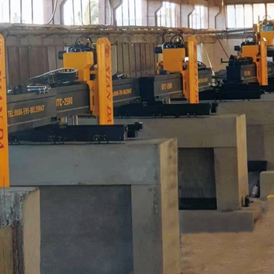 Macchina per il taglio di blocchi di ponti ad alta precisione con sollevamento idraulico