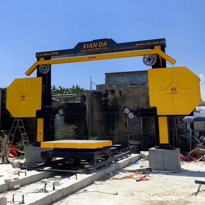 Performance Diamond Wire Saw Machine con grado di rotazione di 360° e motore principale da 15kw