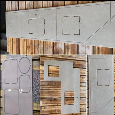 4 assi CNC Bridge Saw Cutter Machine per il taglio fresatura per la perforazione di lavorazione di pietra granito marmo quarzo cucina bancone piastrelle piastrelle lavandino ritagliato