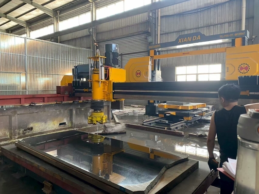 Macchine di rettifica automatiche ad alte prestazioni di tipo ponte per la lavorazione della pietra