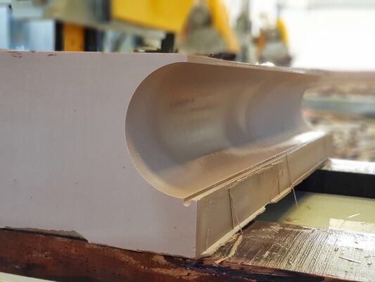 Segatronchi a filo diamantato CNC a 4 assi con tavola rotante servoassistita a 360°