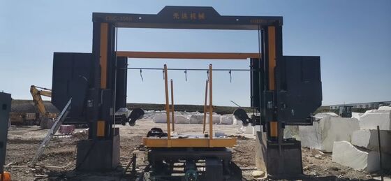 Macchina per la rifinitura di seghe a filo diamantato CNC con tavola rotante a 360° per blocchi grandi da 1,5 m/1,8 m/2,1 m/2,2 m/3,5 m