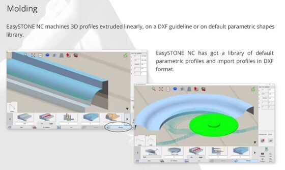 Macchina per taglio di pietra a 5 assi con sistema DDX