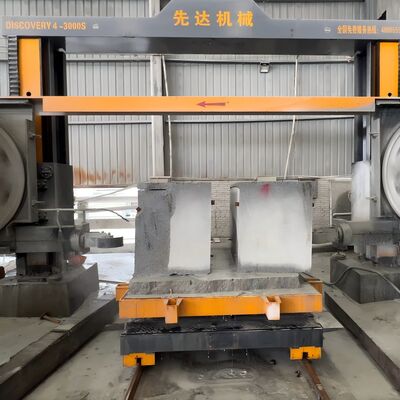 Intelligente CNC Diamond Wire Saw Stone Cutting Machine con quattro spindle Linkage Motore ad alta stabilità Alta sicurezza per il granito