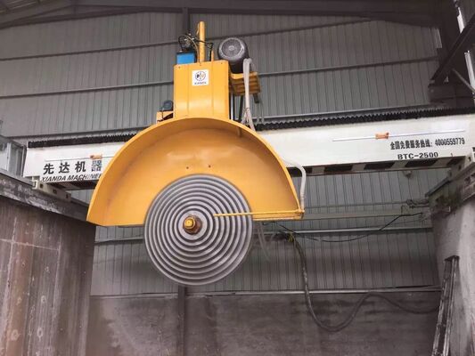 Macchina per pietra a lama multipla a risparmio energetico da 45KW per granito e marmo