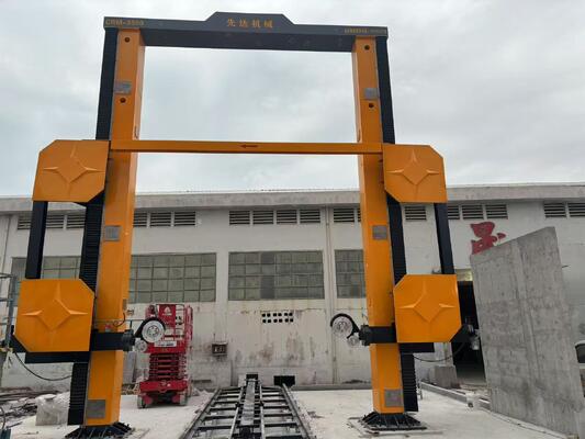 Macchina per filo diamantato CNC con dimensioni massime di lavorazione 3500*3000*1800mm e motore principale da 11kw per il taglio della pietra