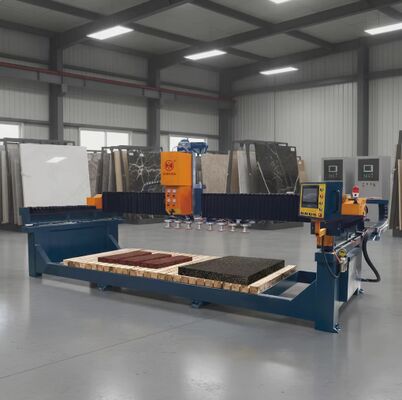 Poliera di pietra ad alta precisione con alimentazione automatica e controllo intelligente integrato per la lavorazione industriale della pietra