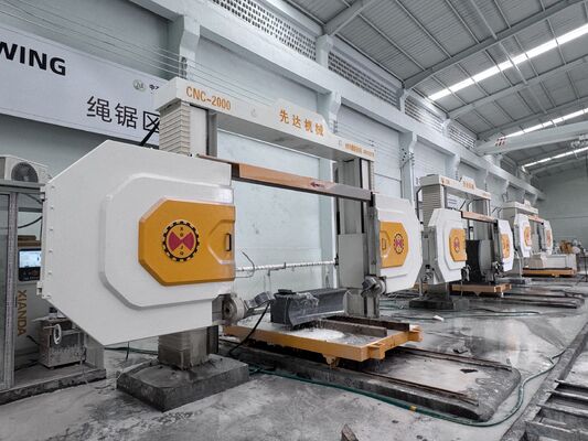 4 assi CNC seghe a filo di diamante per il taglio di granito e marmo
