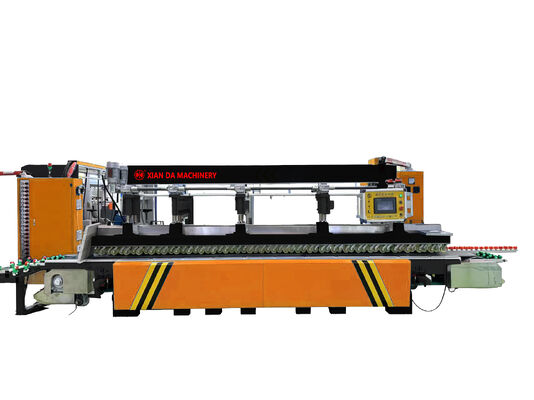 Lucidatrice per lastre multifunzionale orizzontale CNC completamente automatica con bordi ad alta precisione per la lavorazione della pietra