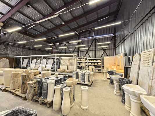 Industrial 5 Axis CNC Stone Carving Machine FAEM-3320, Fast Processing per la figura umana di Buddha 3D e la scultura monumentale
