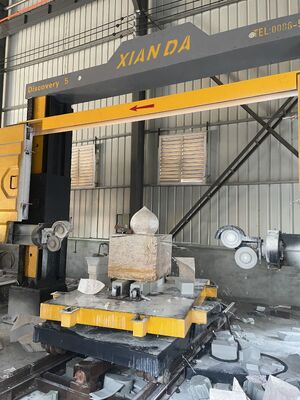 Macchina per filo diamantato CNC a 5 assi Xianda Discovery per la sagomatura di colonne ad arco 3D in marmo e granito