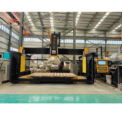 Macchina da taglio a ponte CNC a 5 assi Promuove sega per granito e marmo ad alta precisione 900 con rotazione a 360°