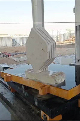 Discovery 4 CNC Diamond Wire Saw Machine con tavolo da lavoro servo-driven a 360° e velocità di taglio 20-40 M/S per il taglio di pietra di precisione