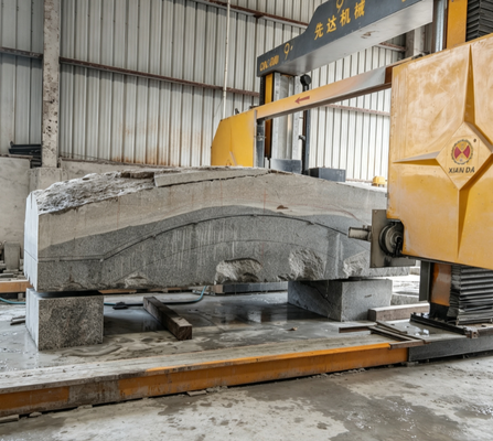 Macchina per seghe a filo CNC PLC mobile per il taglio di blocchi di pietra di grandi dimensioni