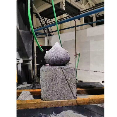 Segatrice automatica a filo diamantato CNC a 5 assi per il taglio e la modellatura di blocchi di marmo granito