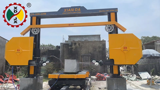 Sega a filo diamantato utensile da taglio di precisione peso lordo 10500 kg costruito per prestazioni in progetti di taglio di pietra e cemento