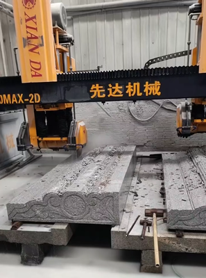 Macchine per il taglio e la fresatura di pietra CNC a doppia trave di tipo ponte