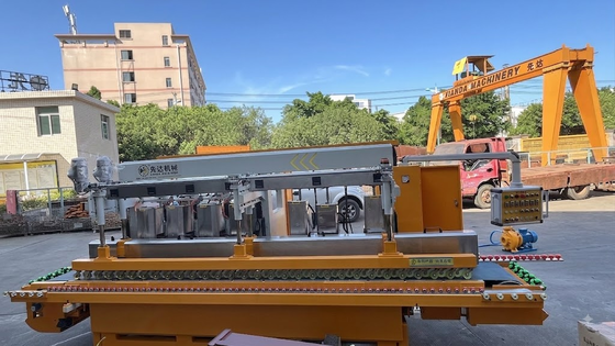 Macchina per la lucidatura dei bordi di pietra orizzontale CNC a 11 teste per la rettifica dei bordi di granito, marmo e quarzo